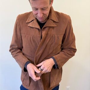 Vintage Celebrity owned Brown Suede Jacket